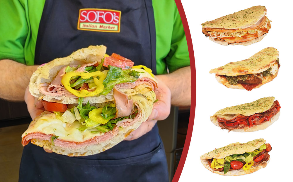 Pinsa Sorriso Sandwiches